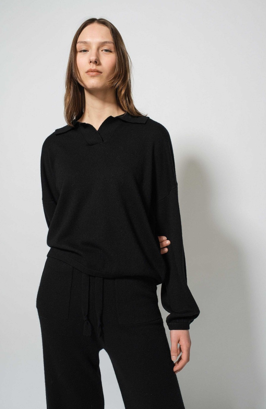 Kvinder FTC CASHMERE | Poloneck Cashmere Sweater