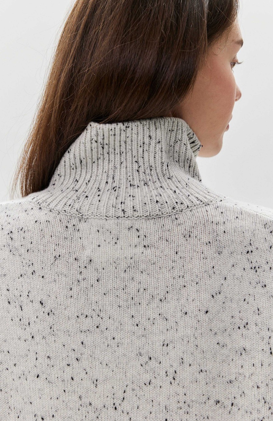 Kvinder LISA YANG | Highneck Cashmere Sweater Heidi Blender