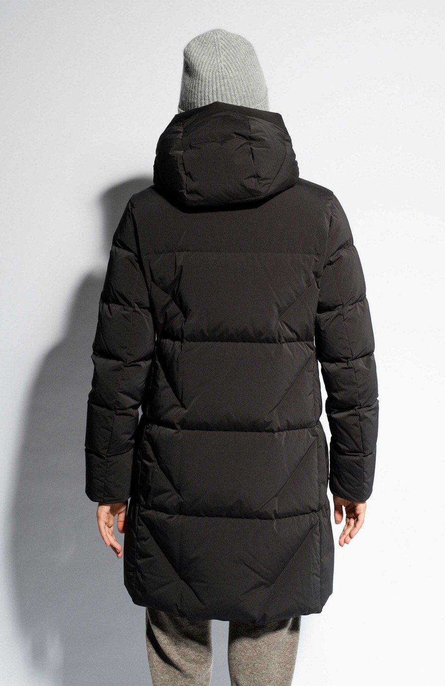 Kvinder DUNO | Polstret Parka Coat Puria Med Lynlas