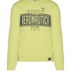 Maend AERONAUTICA MILITARE | Sweatshirt I Bomuld Med Logotryk