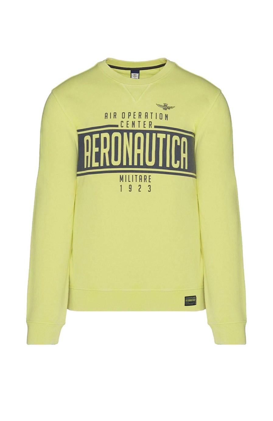 Maend AERONAUTICA MILITARE | Sweatshirt I Bomuld Med Logotryk