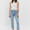 Kvinder AGOLDE | Straight Cropped Jeans Riley