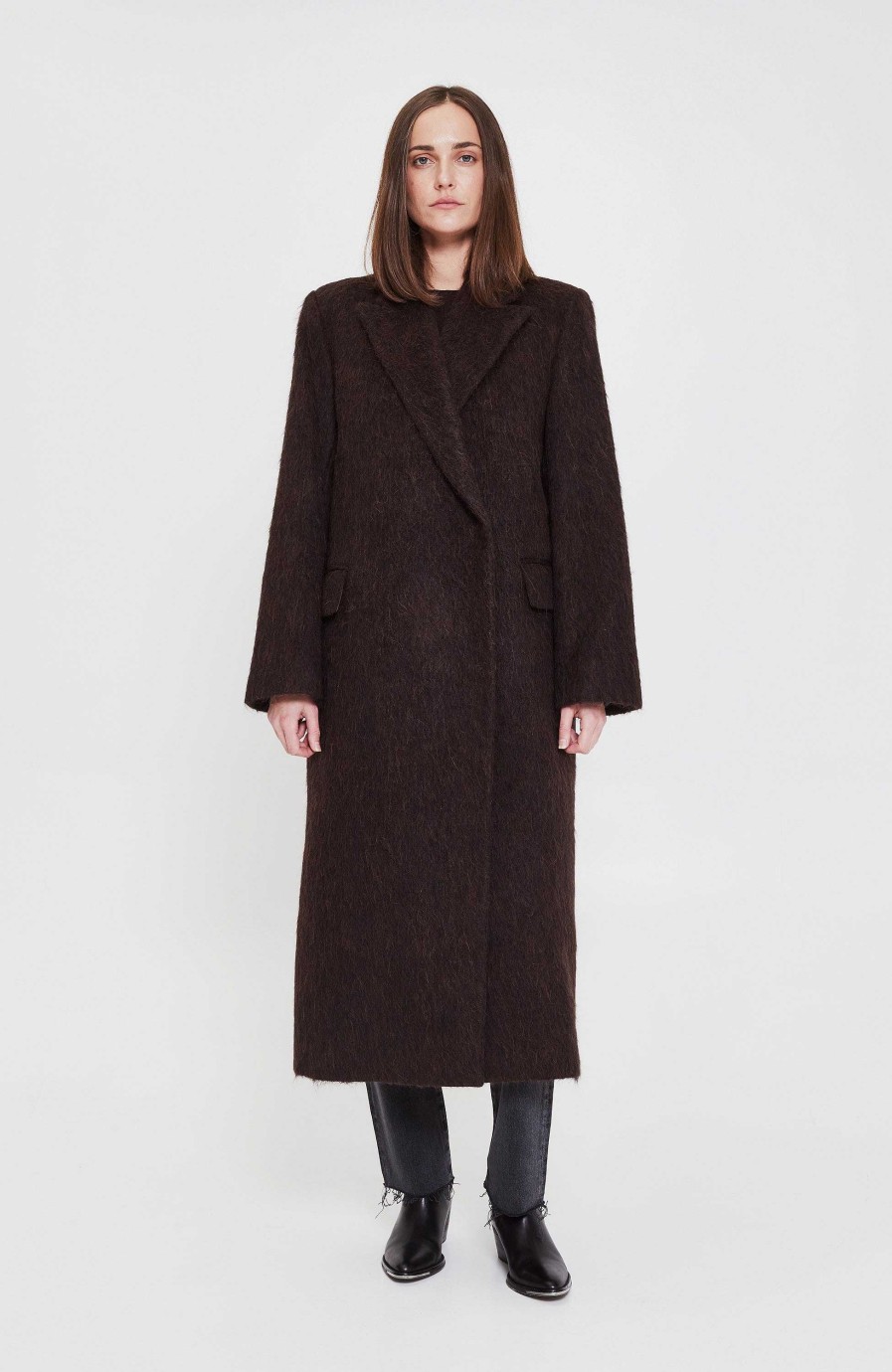 Kvinder HOUSE OF DAGMAR | Alpaca Blend Coat Anita