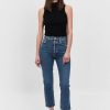 Kvinder AGOLDE | Straight Cropped Jeans Riley