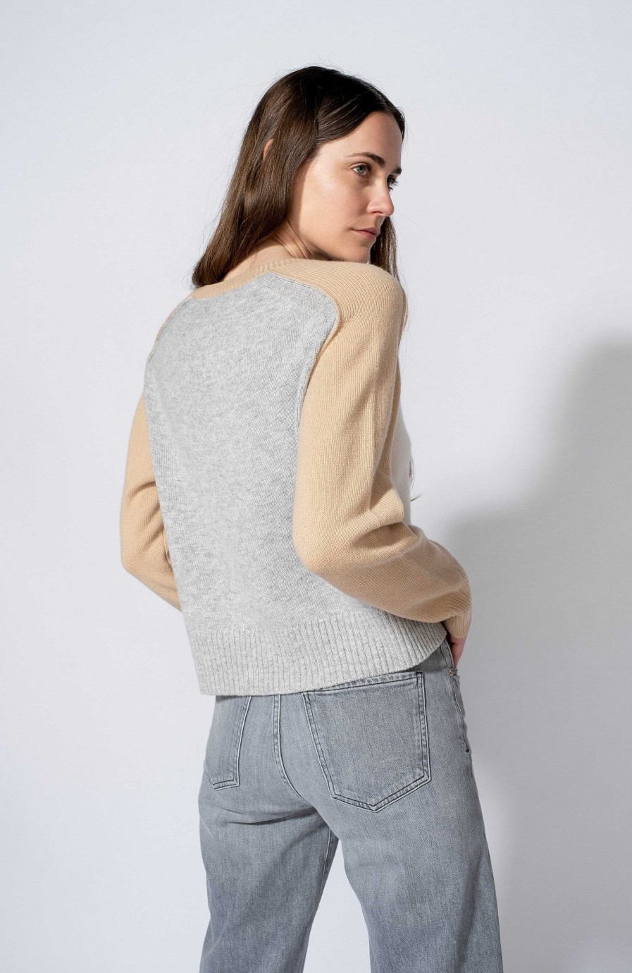 Kvinder FTC CASHMERE | Multifarvet Kashmirtroje