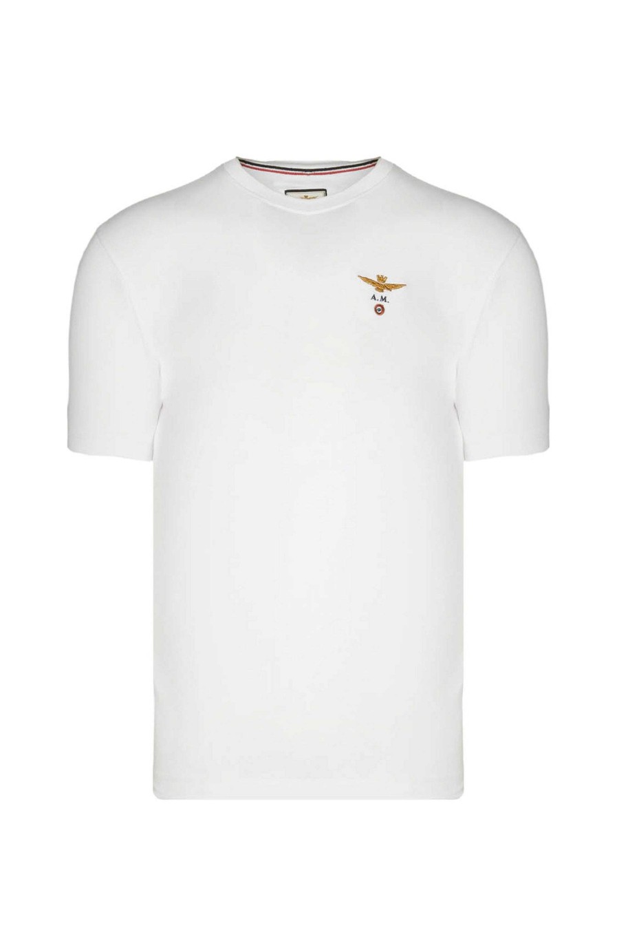 Maend AERONAUTICA MILITARE | Ornebroderet T-Shirt