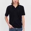 Maend FTC CASHMERE | Finstrikket Polo-Shirt