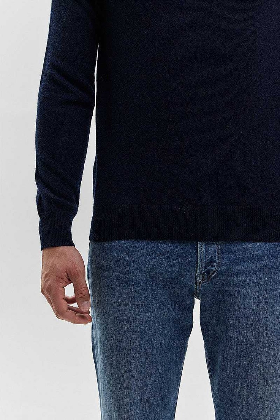 Maend FTC CASHMERE | Cashmere Pullover Med Rullekrave