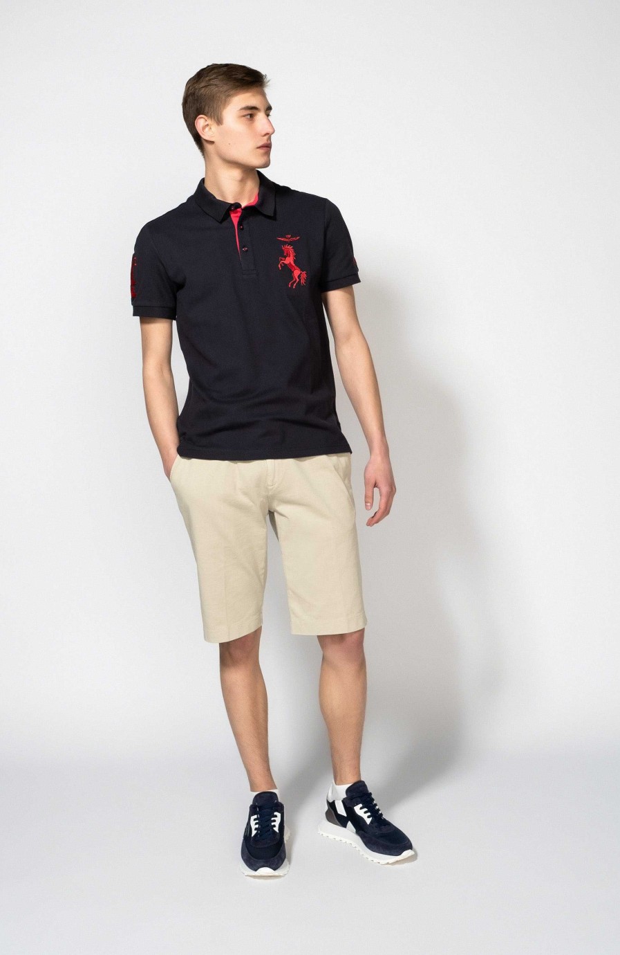 Maend AERONAUTICA MILITARE | Skraeddersyede Jersey Shorts