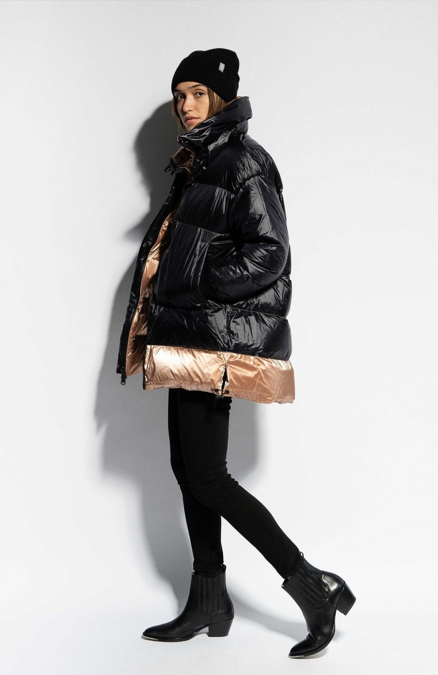 Kvinder DUNO | Vendbar Oversized Down Puffer Guya