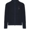 Maend AERONAUTICA MILITARE | Cardigan Med Logobroderet Lynlas