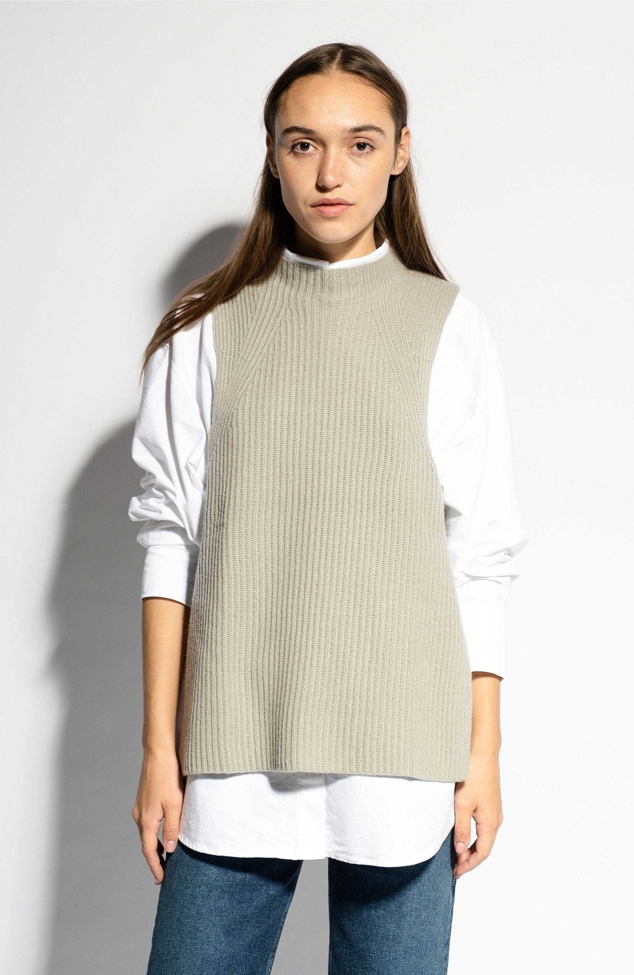 Kvinder FTC CASHMERE | Mockneck Cashmere Vest