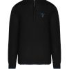 Maend AERONAUTICA MILITARE | Merinouldsweater Med Halv Lynlas