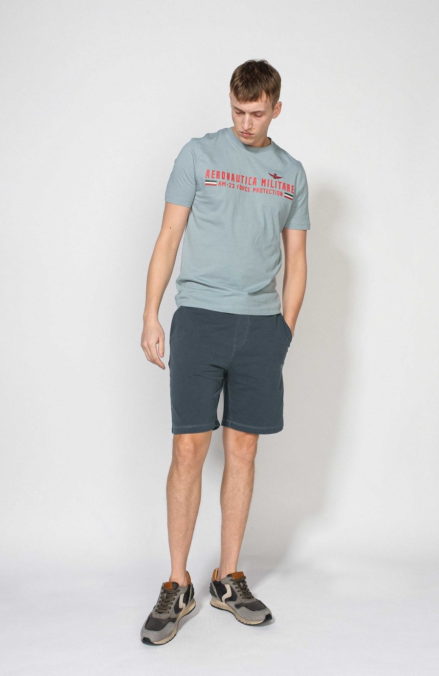 Maend AERONAUTICA MILITARE | Jercey Shorts Med Snoretraek