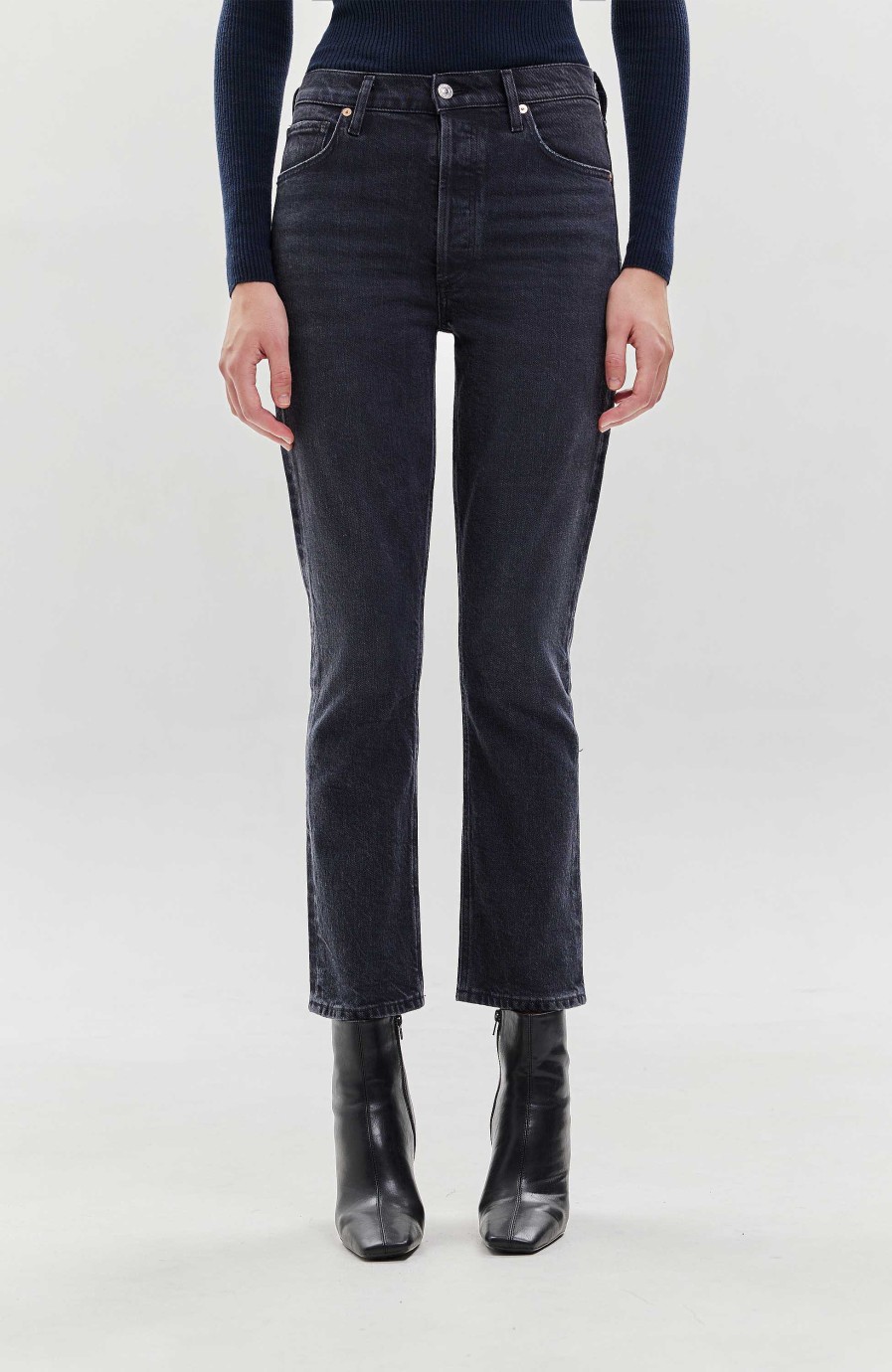 Kvinder CITIZENS OF HUMANITY | Hojtaljede Straight Jeans Charlotte