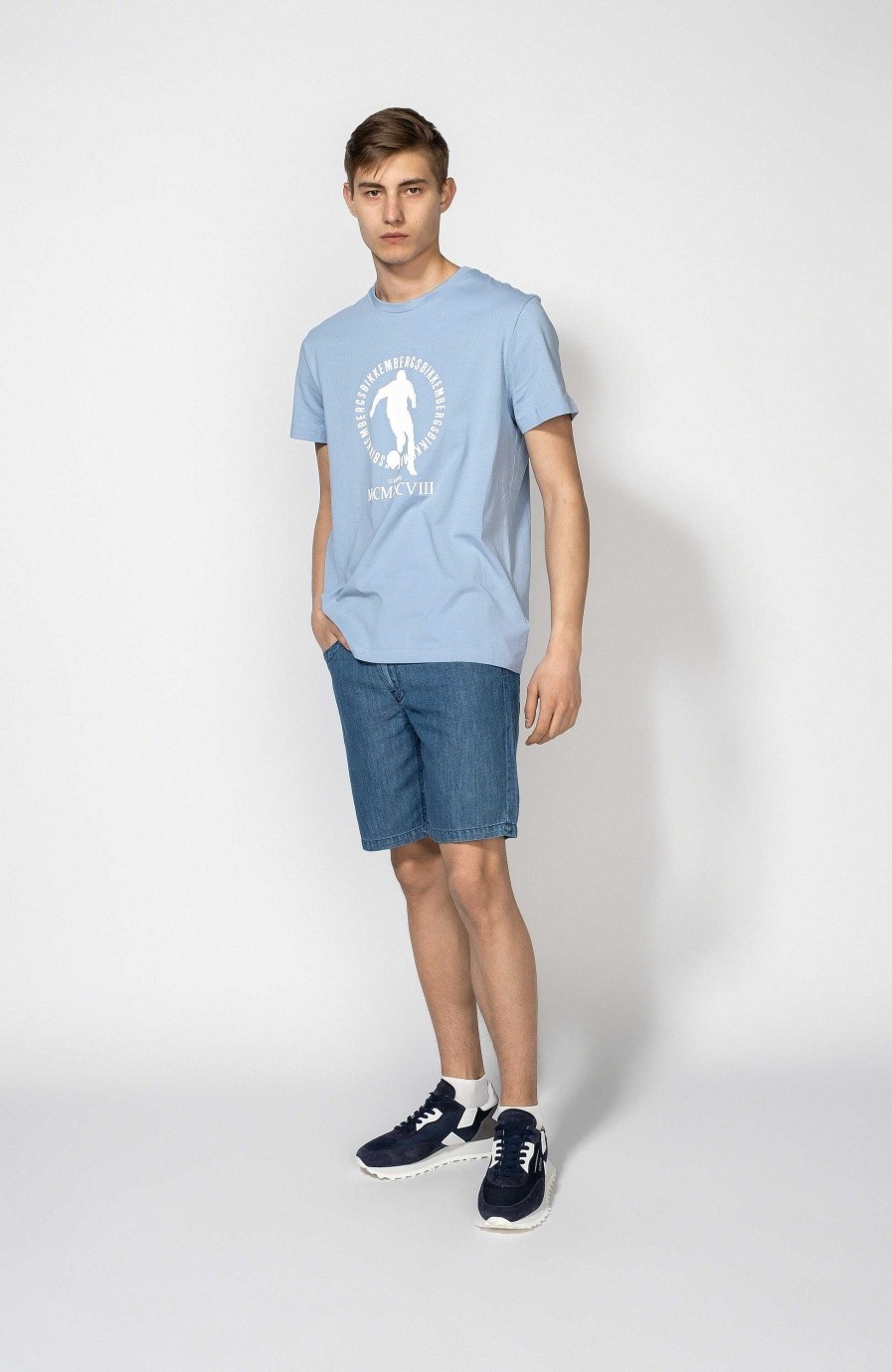 Maend DIRK BIKKEMBERGS | T-Shirt Med Logo-Emblem