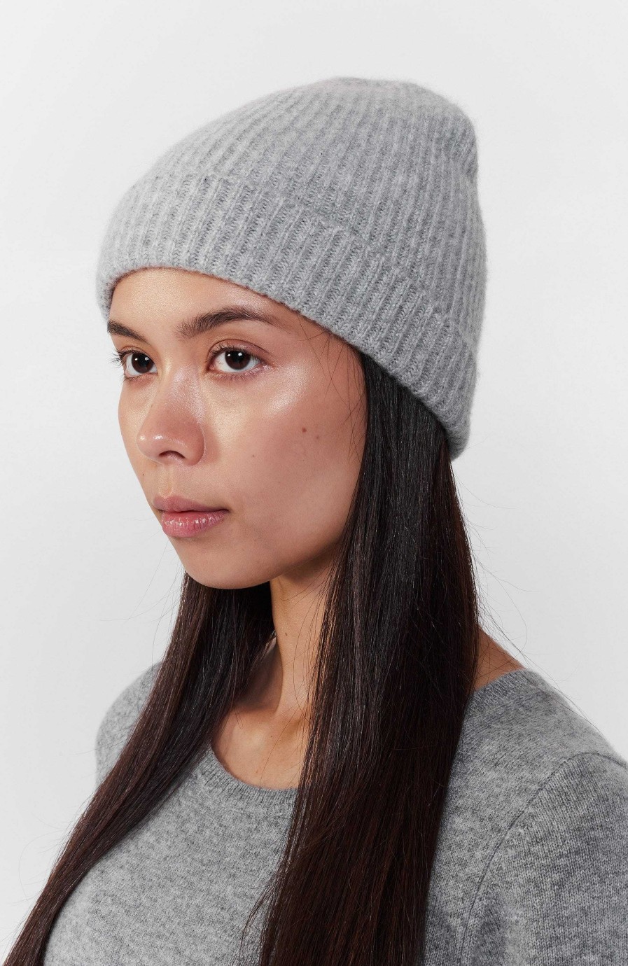 Maend JOHNSTONS OF ELGIN | Unisex Ribbet Cashmere Hat