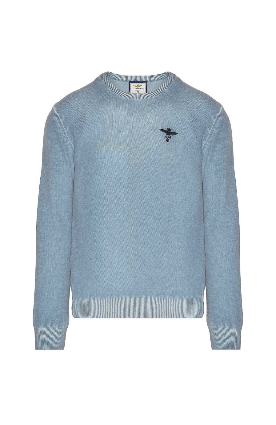 Maend AERONAUTICA MILITARE | Sweater I Vasket Effekt