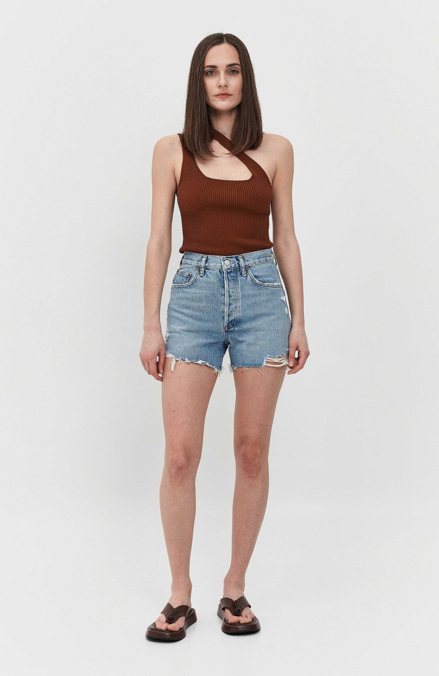 Kvinder AGOLDE | High-Rise Shorts Dee