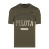 Maend AERONAUTICA MILITARE | Teksttrykt Flock T-Shirt