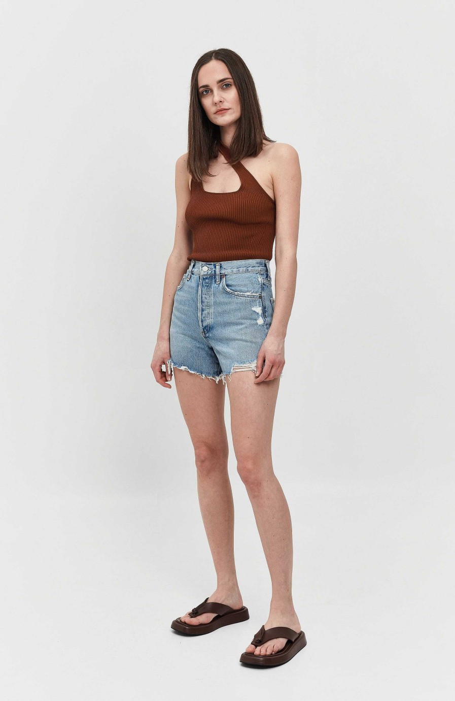 Kvinder AGOLDE | High-Rise Shorts Dee