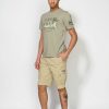 Maend AERONAUTICA MILITARE | Letvaegts Cargo-Shorts I Bomuld