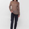 Kvinder FTC CASHMERE | Mockneck Let-Strikket Troje