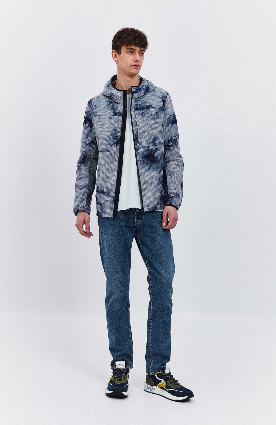 Maend DUNO | Tie-Dye Effect Windbreaker Jacket Kolbi