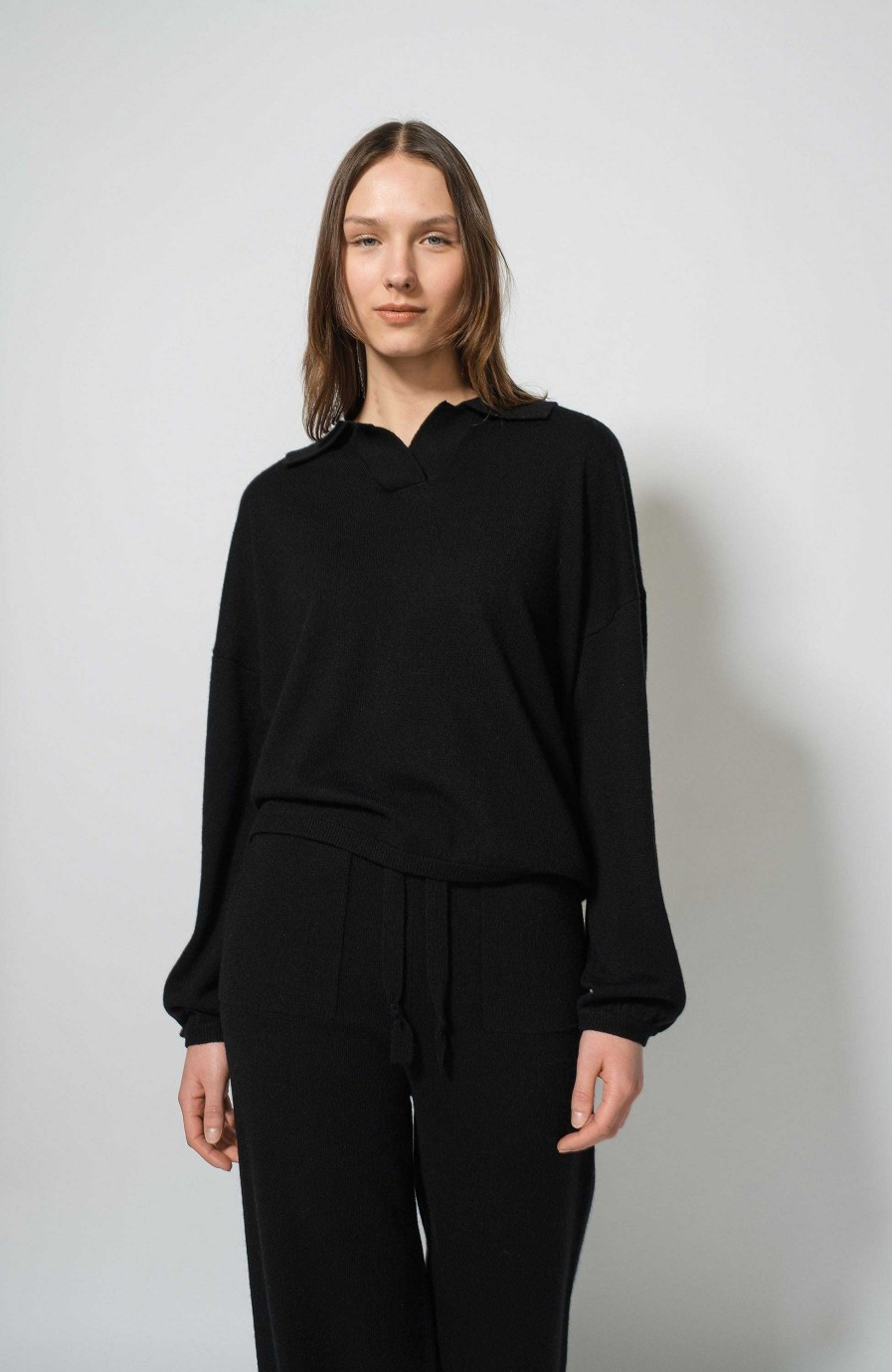 Kvinder FTC CASHMERE | Poloneck Cashmere Sweater