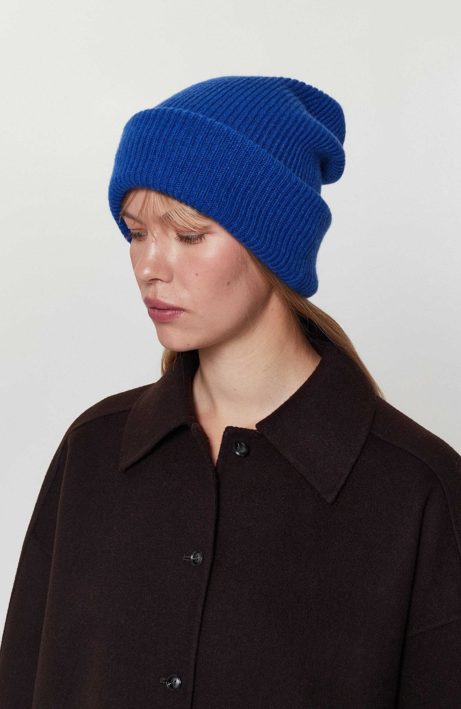 Kvinder LISA YANG | Ribbet-Strikket Beanie Hat Stockholm