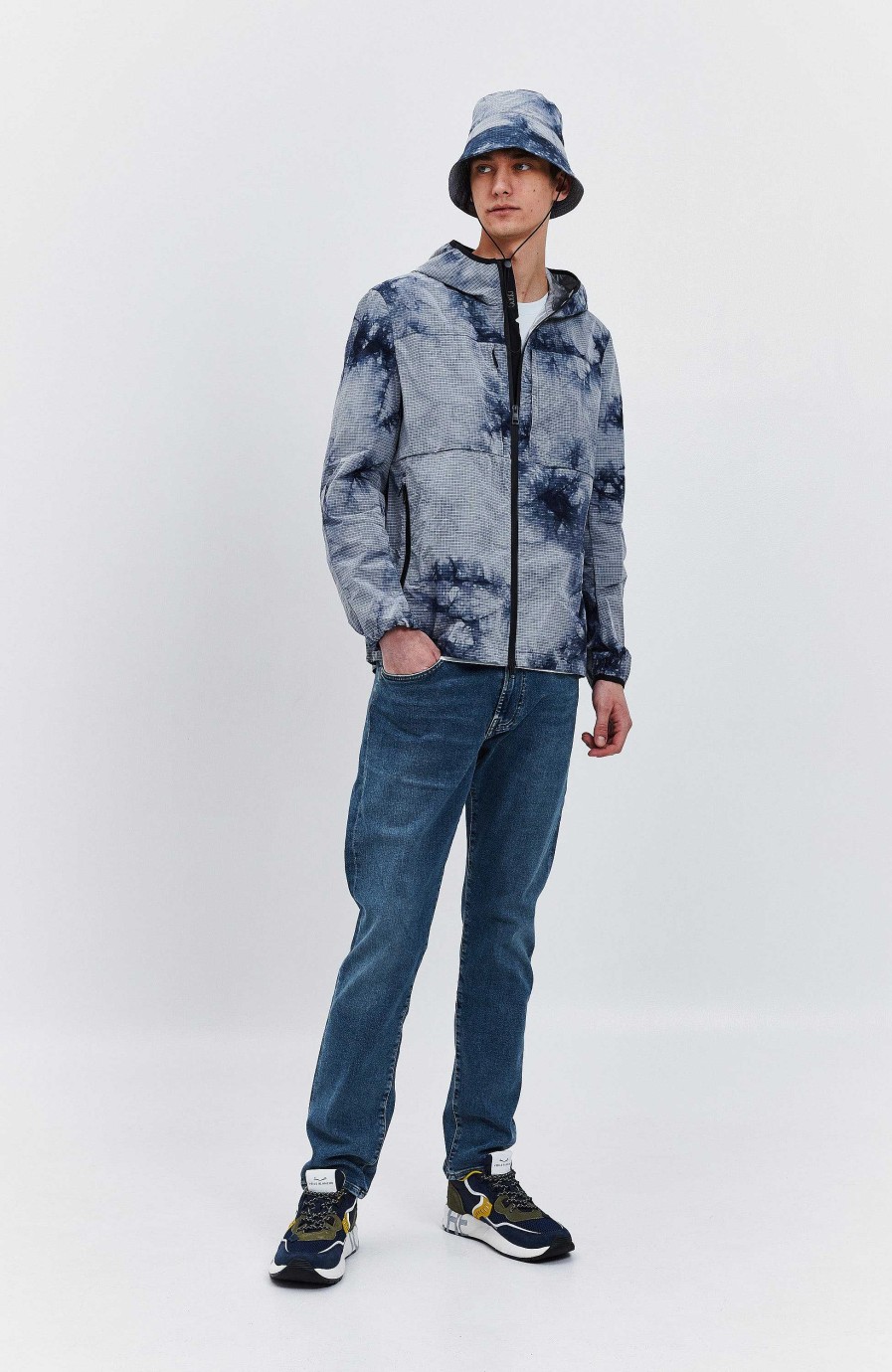 Maend DUNO | Tie-Dye Effect Windbreaker Jacket Kolbi