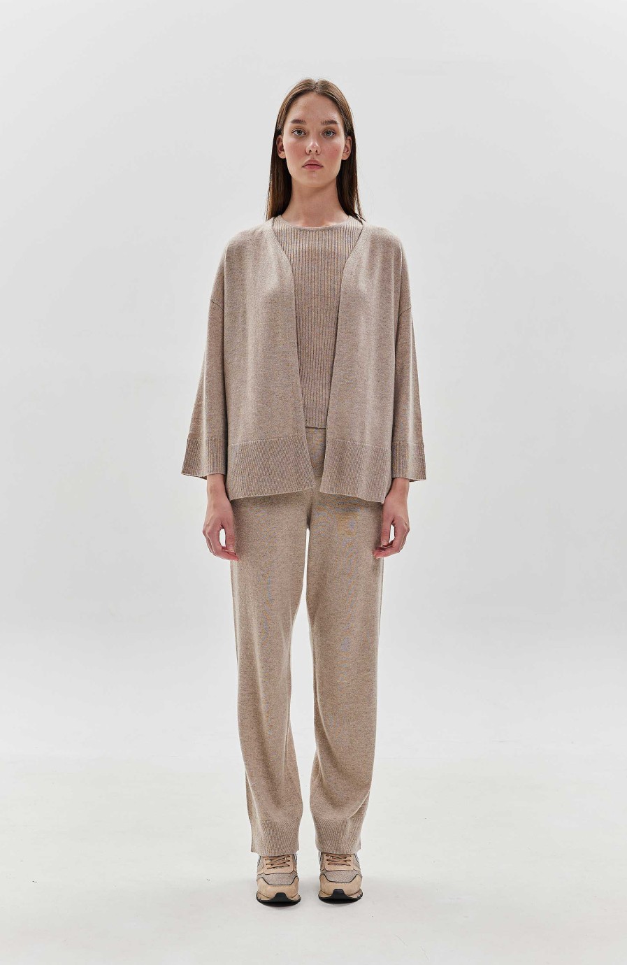 Kvinder FTC CASHMERE | Lang Cashmere Cardigan