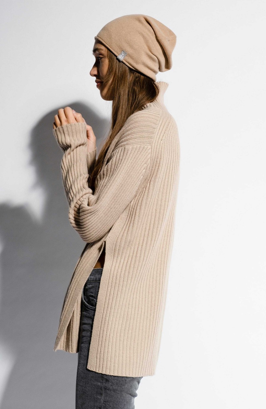 Kvinder FTC CASHMERE | Highneck Cashmere-Blend Pullover