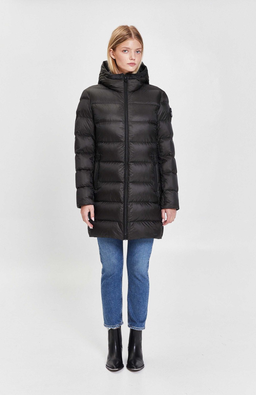 Kvinder MOOSE KNUCKLES | Letvaegts Hooded Down Parka Margaree