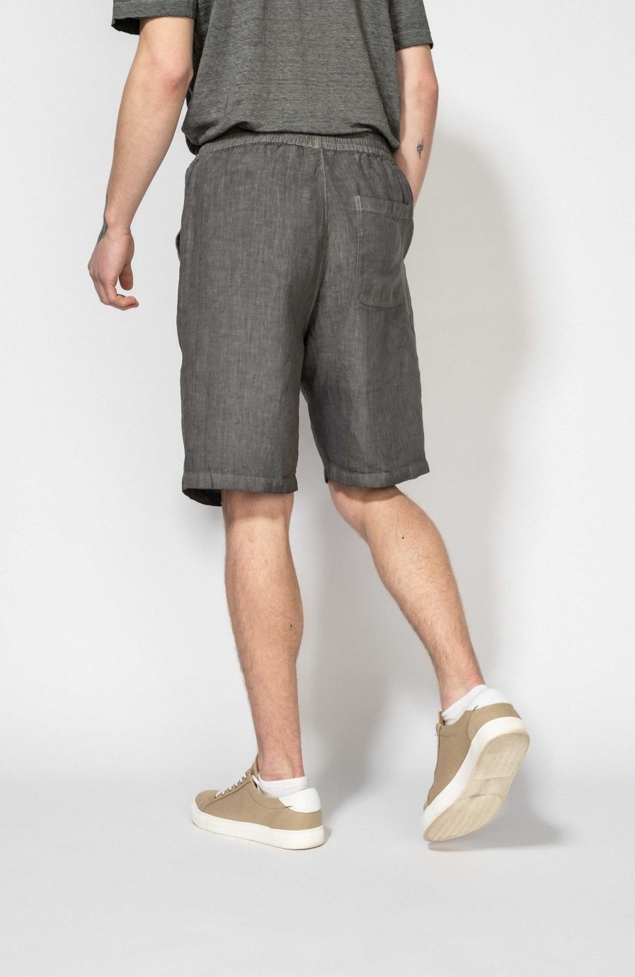 Maend 120% LINO | Bermudashorts I Hor Med Snoretraek