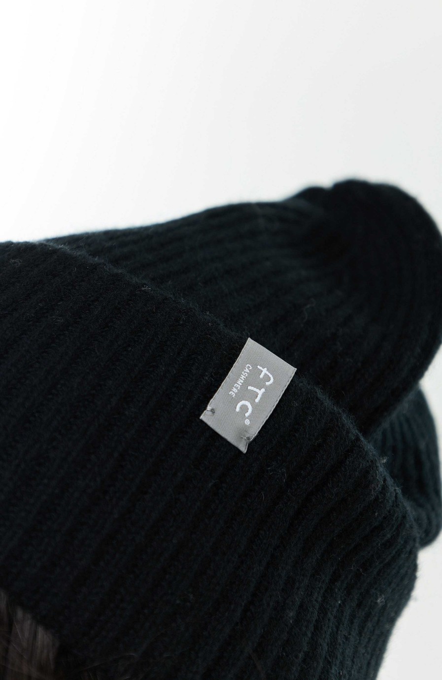 Kvinder FTC CASHMERE | Opslaet Strikket Hue